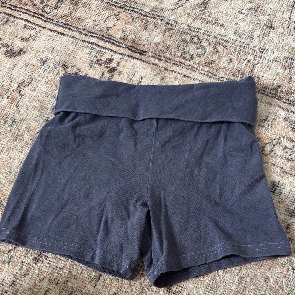 Brandy Melville fold over Navy Shorts